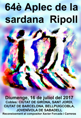 Cartell 64 Aplec de la Sardana de Ripoll, 2017