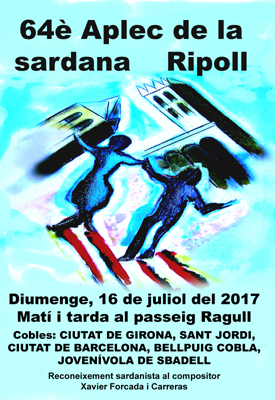 Cartell 64 Aplec de la Sardana de Ripoll, 2017