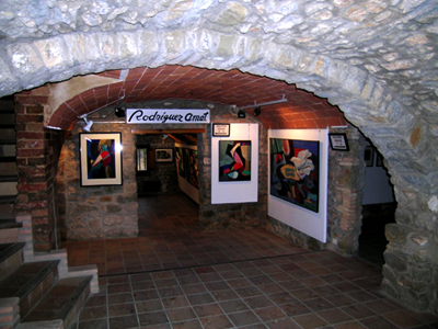 L'entrada a la galeria